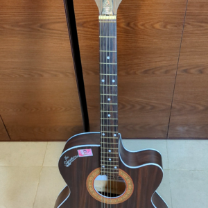 Signature Topaz-265 (Mondol) – 41 Inch Acoustic Guitar (Dark Wooden Color)